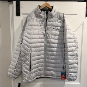 Columbia Men's Light Gray Puffer Jacket